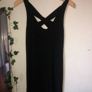 American Eagle black casual flows dress